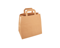 Sac IEZZY 32x16x27cm papier kraft brun 250 pièces