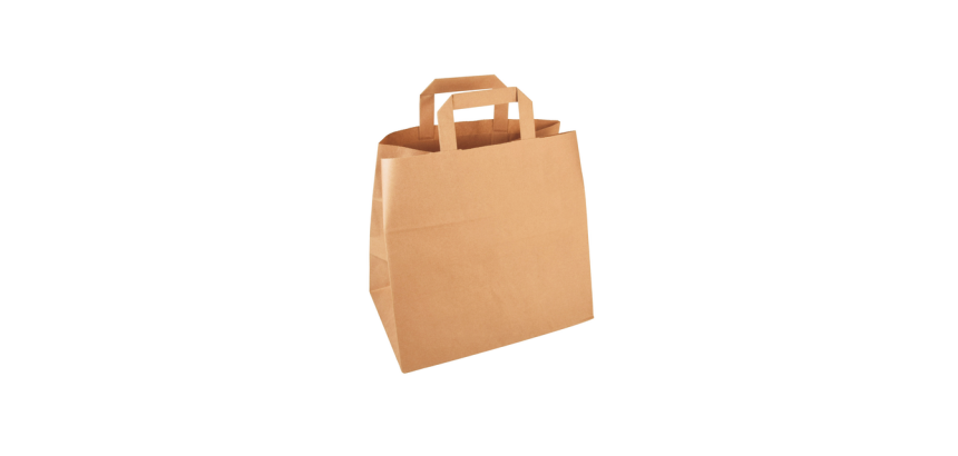 IEZZY kraft paper bag 32x16x27cm brown 250 pieces