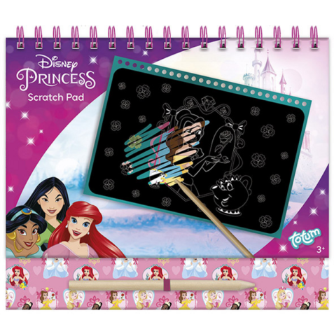 Knutselset Totum Disney Princess scratchbook