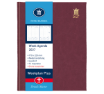 Agenda 2027 Ryam Weekplan Plus Mundior Large Print 7 days/2 pages assorted