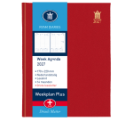 Agenda 2027 Ryam Weekplan Plus Mundior Large Print 7 days/2 pages assorted
