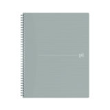 Spiraalblok Oxford Origin A4+ lijn 140 pagina's 80gr grijs