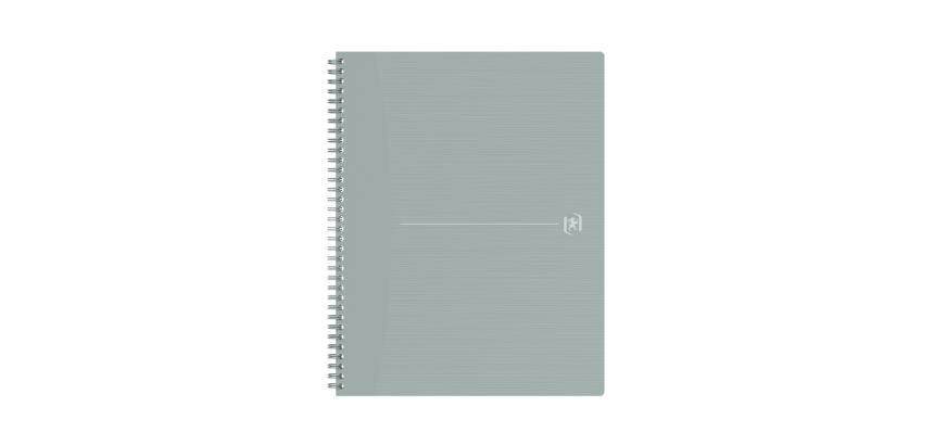 Oxford Origin Spiralblock A4+ liniert 140 Seiten 80g grau