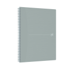 Oxford Origin Spiralblock A4+ liniert 140 Seiten 80g grau