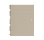 Oxford Origin spiral notebook A4+ lined 140 pages 80g sand