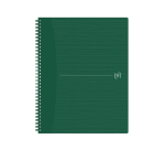 Spiraalblok Oxford Origin A4+ lijn 140 pagina's 80gr groen