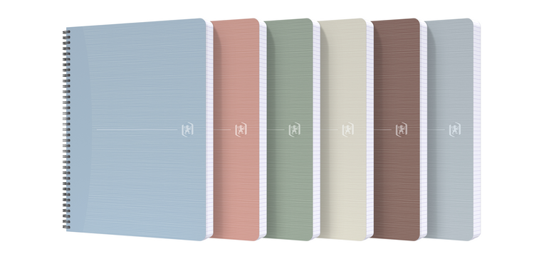 Cahier spirale Oxford My Rec'Up A4 ligné 180 pages 80g assorti