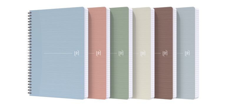 Oxford Spiralblock My Rec'Up A5 liniert 180 Seiten 80g sortiert