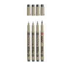 Sakura Pigma Micron Fineliner Cold Gray Set 4 Sizes