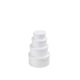 Doos Creativ Company rond 4 stuks Ø 8, 10, 12, 14cm, hoogte 4, 5, 6, 7cm wit
