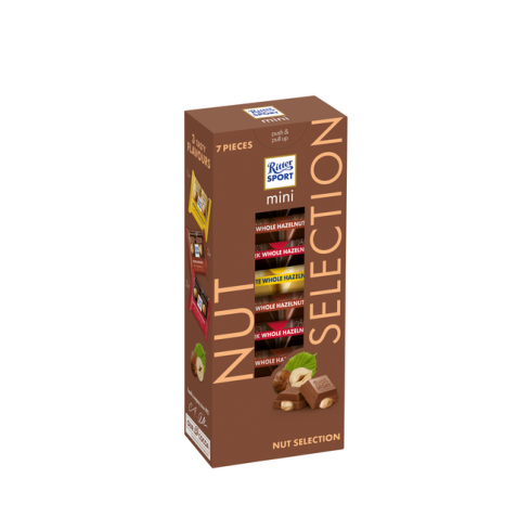 Chocolade Ritter Sport mini nut selection toren