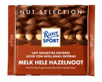 Chocolat Ritter Sport lait-noisette 100g