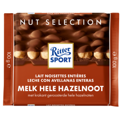 Chocolat Ritter Sport lait-noisette 100g