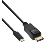 inLine USB-C Displayport 3.1 4K Male/Male Cable 2m Black