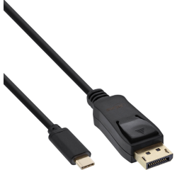 Câble inLine USB-C Displayport 3.1 4K Mâle/Mâle 2m noir