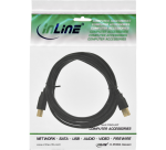 Kabel inLine verlengkabel USB-A 2.0 M/V 1,8 meter zwart