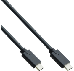 Câble inLine USB-C 3.2 GEN.2 Mâle/Mâle 2m noir
