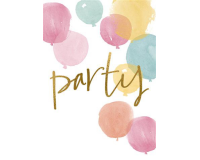 Carte d'invitation Party 10x15cm (NL)