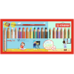 Crayon de couleur STABILO 880 Woody 3-en-1 + taille-crayon et pinceau ass étui 18pcsec taille-crayon