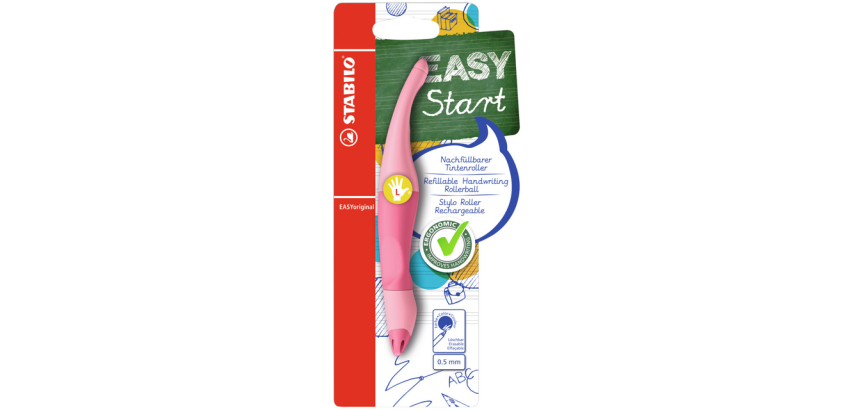 STABILO EASYoriginal Roller Linkshänder Medium Pastellrosa
