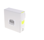Etiket Rillprint 25mm 500st op rol fluor geel