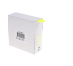 Etiket Rillprint 25mm op rol fluor geel 500 stuks