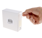 Rillprint label 25mm roll of 500 pieces white