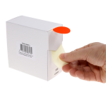 Etiquette Rillprint 35mm rouleau de 500 pièces rouge fluo