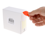 Etiquette Rillprint 35mm rouleau de 500 pièces rouge fluo