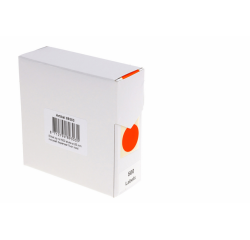 Etiket Rillprint 25mm 500st op rol fluor rood