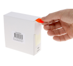 Etiket Rillprint 25mm 500st op rol fluor rood