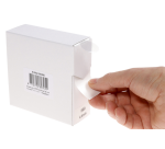 Rillprint Label 25mm roll of 500 pieces transparent