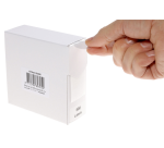 Rillprint Label 25mm roll of 500 pieces transparent