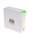 Etiquette Rillprint 25mm rouleau de 500 pièces vert fluo