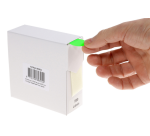 Etiquette Rillprint 25mm rouleau de 500 pièces vert fluo