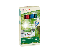 Marqueur edding 22 EcoLine biseau assorti set 4 pièces