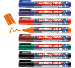 Marqueur tableau blanc edding 361 ogive 1mm assorti set 8 pièces