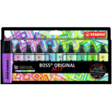De_rotulador stabilo boss fluorescente 70 arty line colores frios estuche carton de 10 unidades colores