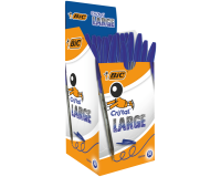 Stylo bille BIC Cristal Large bleu