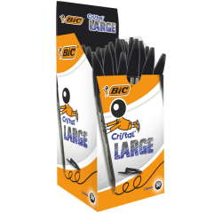 Stylo bille BIC Cristal Large noir