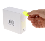 Etiquette Rillprint 35mm rouleau de 500 pièces jaune fluo