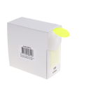Etiquette Rillprint 35mm rouleau de 500 pièces jaune fluo