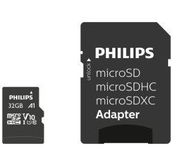 Micro SDHC Card Philips Class 10 UHS-I U1 32GB