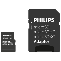 Carte mémoire Micro SDHC Philips Class 10 UHS-I U1 32Go