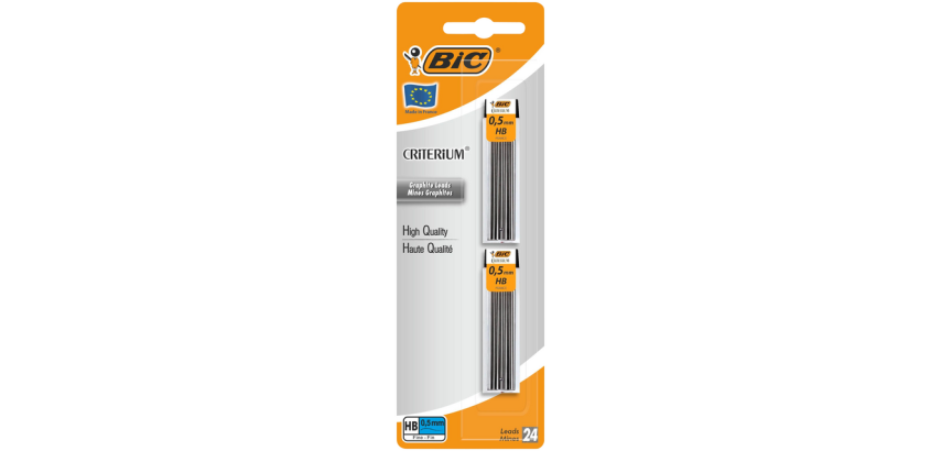 BIC Criterium Mechanical Pencil 0.5mm HB Blister Pack of 2 Cases