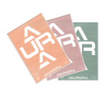 Bloc-notes Aurora A4 ligné 100 feuilles 70g assorti