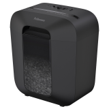 Fellowes powershred lx25m paper shredder particle-cut shredding black