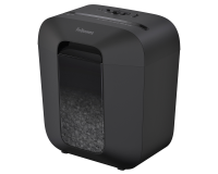 Fellowes powershred lx25m paper shredder particle-cut shredding black