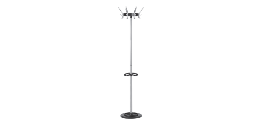 Unilux Cypres Coat Rack Metal Gray