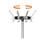 Unilux Cypres Coat Rack Metal Gray